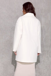 women_fashion - littlescollectionCoats JacketsBetty Oversized Short Jacket With Dropped ShoulderMatterhorn_Color_beige