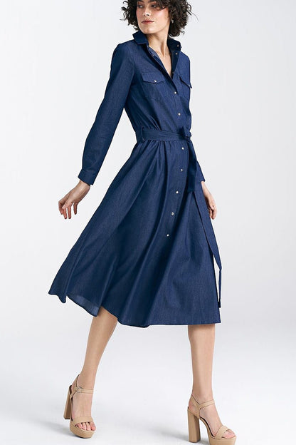 women_fashion - littlescollectionDressA - Line Nife Day Dress Button - Up With Side PocketsMatterhorn_ProductId_192967