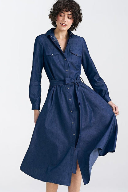 women_fashion - littlescollectionDressA - Line Nife Day Dress Button - Up With Side PocketsMatterhorn_ProductId_192967