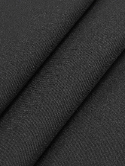 women_fashion - littlescollectionDressPlus Size Long Sleeve Wrap Mini Dress Black