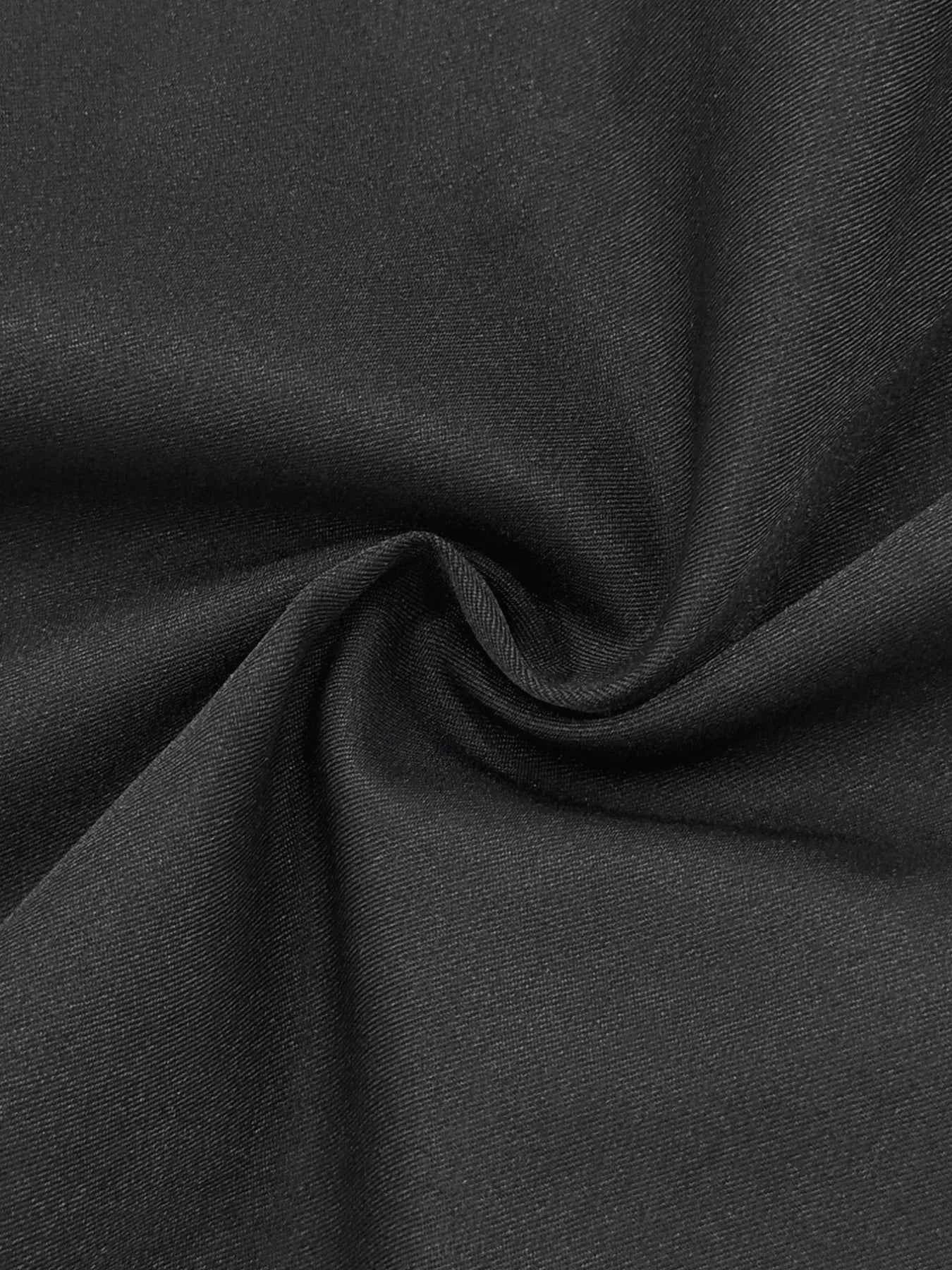 women_fashion - littlescollectionDressPlus Size Long Sleeve Wrap Mini Dress Black