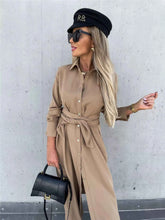 Full Size Button Front Shirt Dress Plus Size