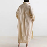 JNT Shirt Dress Cotton Korean Version Oversized - Littles Collection 